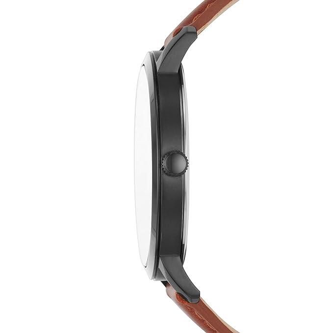 Men's leather watch