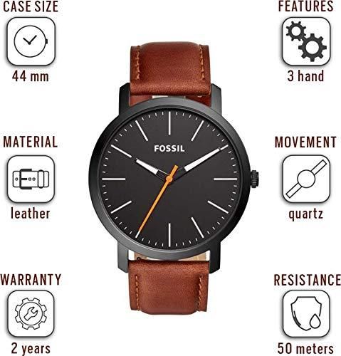 Men's leather watch